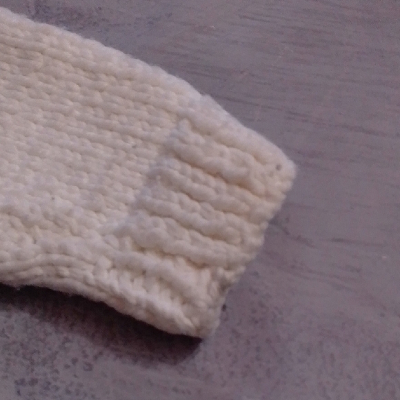 Vintage 1960s Cowichan Snoopy Handmade Sweater Jacket WOOL - Picture 9 of 9